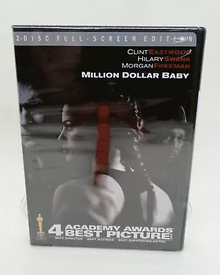 Million Dollar Baby (DVD 2004 Full Screen 2-disc) New & Sealed Clint Eastwood • $6.67