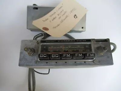 Vintage Mercedes BECKER  EUROPA II Stereo  5 Button BC/FM Car Radio  • $650