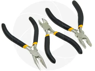Diagonal Mini Cutting Combination Long Nose Pliers Repair Plier Tool Small Set • $11.59