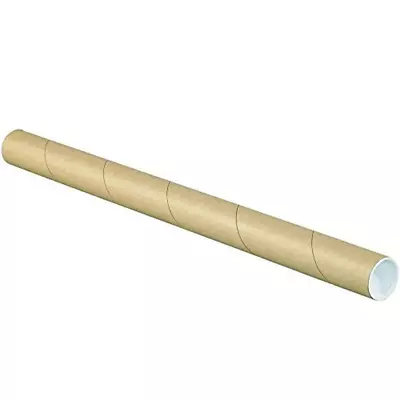 TLP3020K Mailing Tubes With Caps 3  X 20  Kraft (Pack Of 24) • $71.99