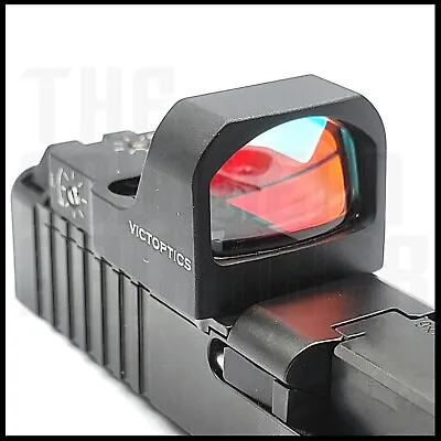 Open Reflex Red Dot Optic Sight For Glock Mos 17 19 20 21 22 23 02 Adapter Plate • $59.99