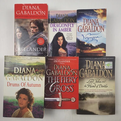 $60 • Buy Diana Gabaldon X 6 Books - Outlander Series - Books 1-5 & Lord John Hand Devils