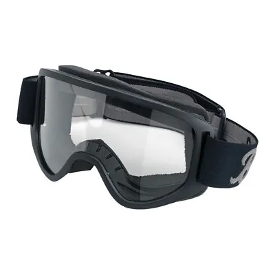 Biltwell Moto Goggle 2.0 Motorcycle Glasses Black For Jet Helmets / Anti-fog! • $47.49