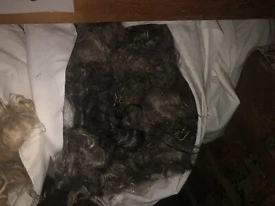 2oz RAW Angora Goat PYGORA  MOHAIR FIBER For Reborn DOLL HAIR FELTING SPINNING • $6.99