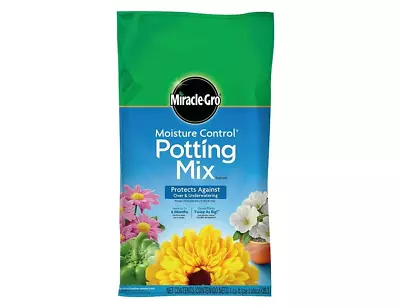 Miracle-Gro Moisture Control Potting Mix 1 Cu. Ft. Feeds Up To 6 Months • $15.99