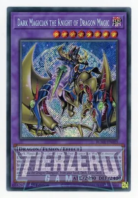 Yugioh Dark Magician The Knight Of Dragon Magic BLMR-EN001 Secret Rare 1st Ed NM • £2.65