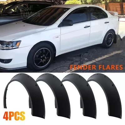 For Mitsubishi Lancer 03-17 Fender Flares Extra Wide Wheel Arches Widebody Kits • $99.14