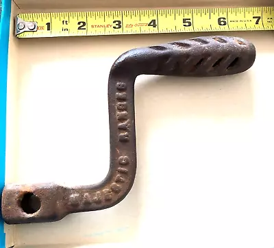 Vintage Shaker Grate Handle Crank 11/16” Square End Opening Cast Iron Stove Tool • $40.06