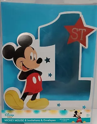 Mickey Mouse 1st Birthday Party Supplies Invitations Decorations  • $9.90