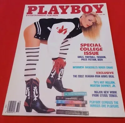 $0.99 • Buy Vintage Playboy Magazine October 1988: Special College Issue Girls/ Football