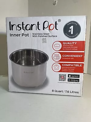 Instant Pot 8-Quart Duo 80 V5 Inner Pot & Steam Tray Replacement Part-AB21423 • $26.24