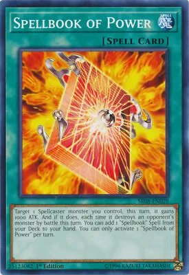 Spellbook Of Power Common Order Of The Spellcasters Yugioh Card • $4.95