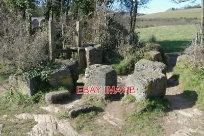 £1.85 • Buy Photo  World War 2 Concrete Barrage Balloon Mountings Point Field Wearde Saltash