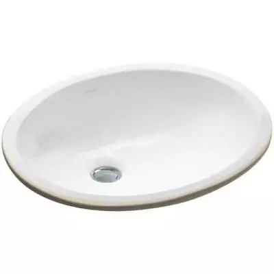 Kohler Caxton Undermount Bathroom Sink - White (K-2209-0) • $59