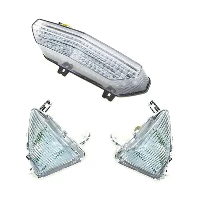 Led Tail Light And Front Turn Signal Fit Kawasaki 07-08 Ninja ZX-6R Clear • $88.35