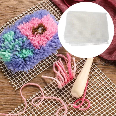  Woven Mesh Fabric Plastic Locker Rug Hooks For Hanging Canvas • £15.19