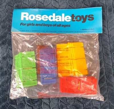 Rosedale Toys Mettoy Vintage Retro Plastic New In Packet Alphabet • £15