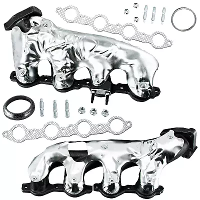 Left & Right Exhaust Manifold For Chevy Silverado GMC Sierra Yukon 1500 2500 • $141.55