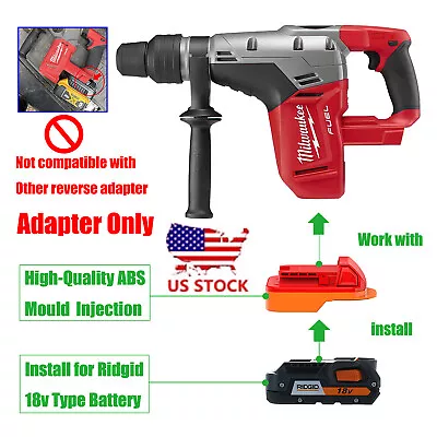 1x Adapter Uses Milwaukee M18 Cordless Tools Installed AEG/Ridgid 18v Batteries • $14.89