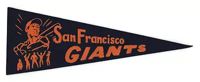 Original Vintage San Francisco Giants Mini Felt Pennant  A4184 • $20