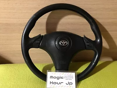 JDM TOYOTA MR-S MR2 Spyder Genuine Steering Wheel ZZW30 Celica Used • $139.72