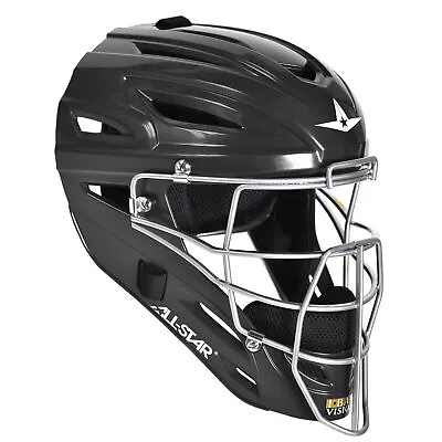 All-Star UltraCool MVP Baseball/Softball Catcher's Helmet - Black - Adult • $129.95