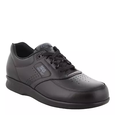 Men's SAS Timeout Walking Shoe TIMEOUTBLK Black Leather • $214.95