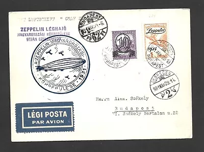 Hungary Zeppelin Postcard • £6.50