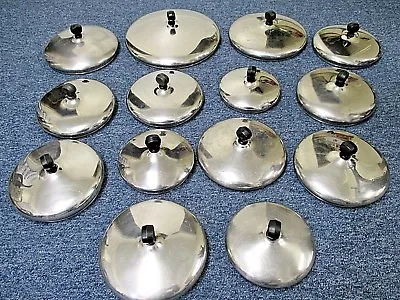 Farberware Vintage Lids Lid Replacement Stainless Steel  567891011 Inch • $11.89