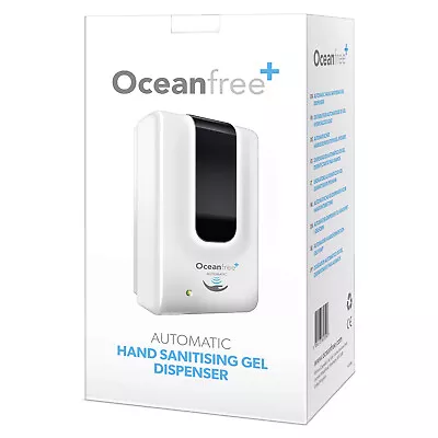 £90 • Buy Automatic Touch Free Hand Sanitiser Gel Dispenser Wall Mounted By Ocean Free