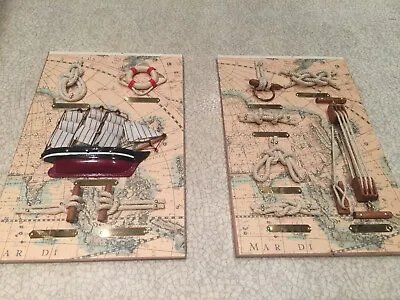 Merchant Royal Navy Sailor Yaght Knots Display Plaques • £29.99