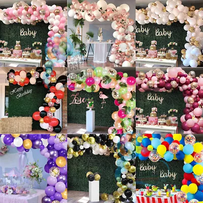 $6.61 • Buy Balloon Arch Kit +Balloons Garland Birthday Wedding Party Baby Shower Decor UK