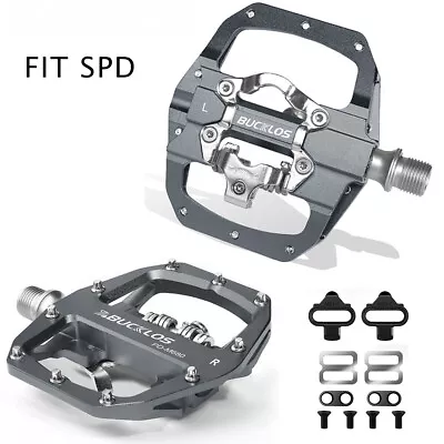 Clipless Self-locking MTB Pedal For Bike Mixed Pedals Dual Lock/Flat Pedals • $62.16