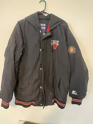 Vintage Chicago Bulls Starter Jacket Size L **SEE PCITURES* • $95