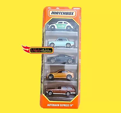 Matchbox 5 Pack AUTOBAHN EXPRESS IV 70th ANNIVERSARY EDITION N CASE 2023 • £10