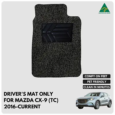 For Mazda CX-9 (TC)2016-Current Premium Car Floor Mats Driver's Only • $109