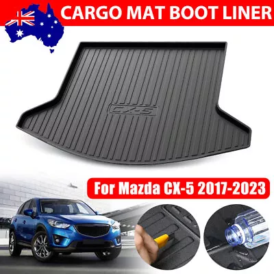 Heavy Duty Cargo Floor Mat Boot Liner Luggage Tray For Mazda CX5 CX-5 2017-2023 • $41.95