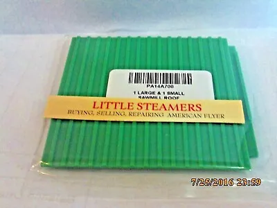 American Flyer/lti   23796 Sawmill Roofs 1 Large & 1 Small  Excellent Repros • $19.95