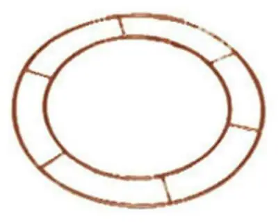 Wreath Metal Frame Make Your Own 10  Flat Wire Ring Christmas Floristry Crafts • £4.30