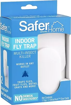 Safer Home SH502 Indoor Plug-In Fly Trap For Flies Fruit Flies Moths Gnats • $18.95