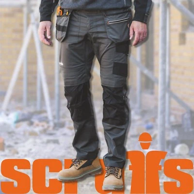 £34.99 • Buy Scruffs Trade Flex Slim Fit Work Trousers Graphite - Stretch Fabric - SALE