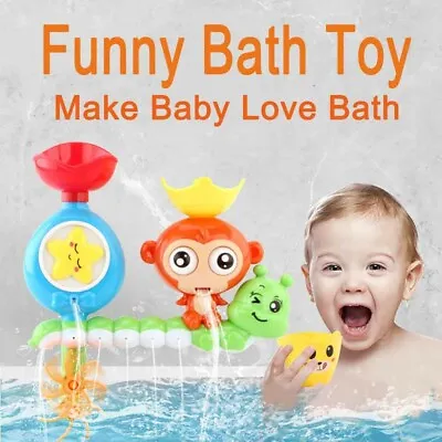 Bath Toys For 2 3 4 Year Old Kids Toddlers Wall Waterfall (Multicolor) Shower AU • $12.31