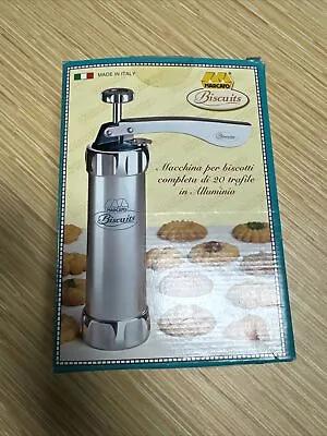 Marcato Biscuits Cookie Press 20 Discs Christmas Spritz Cookies Made In Italy • $28.95
