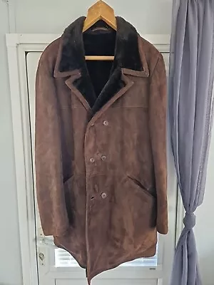 Real Suede Gents Coat Size Large • £20