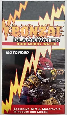 SEALED Bonzai Blackwater (VHS 1993) High Muddy Water Vol. 6 Motovideo Motocross • $15