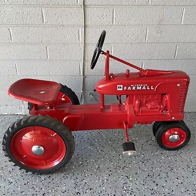 Vintage 1950s ESKA IH McCormick Farmall Red Farm Toy Pedal Tractor • $1600