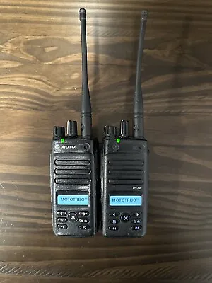 Motorola Xpr 3500 Uhf LOT OF 2 W Antennas & New Batteries In Good Working Condit • $549.99