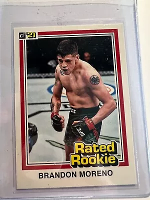 K10462- 2021 Panini Instant UFC Rated Rookie Retro Set #3 Brandon Moreno #/1320 • $20