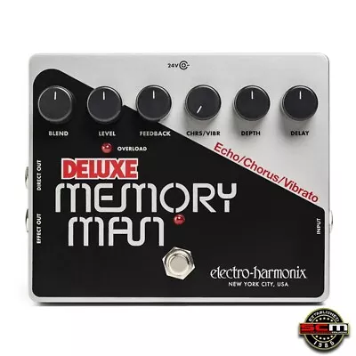 Electro Harmonix Deluxe Memory Man Analog Delay Chorus Vibrato Pedal USA Made • $385.52