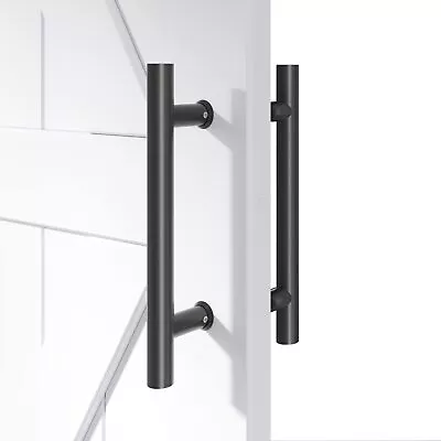 12  Push Pull Door HandleDouble Sided H Shape Sliding Door HandleMatte Blac... • $36.79